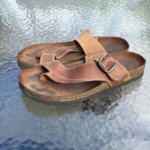 White Mountain Carly Women's Footbed sandal, slide, brown 9